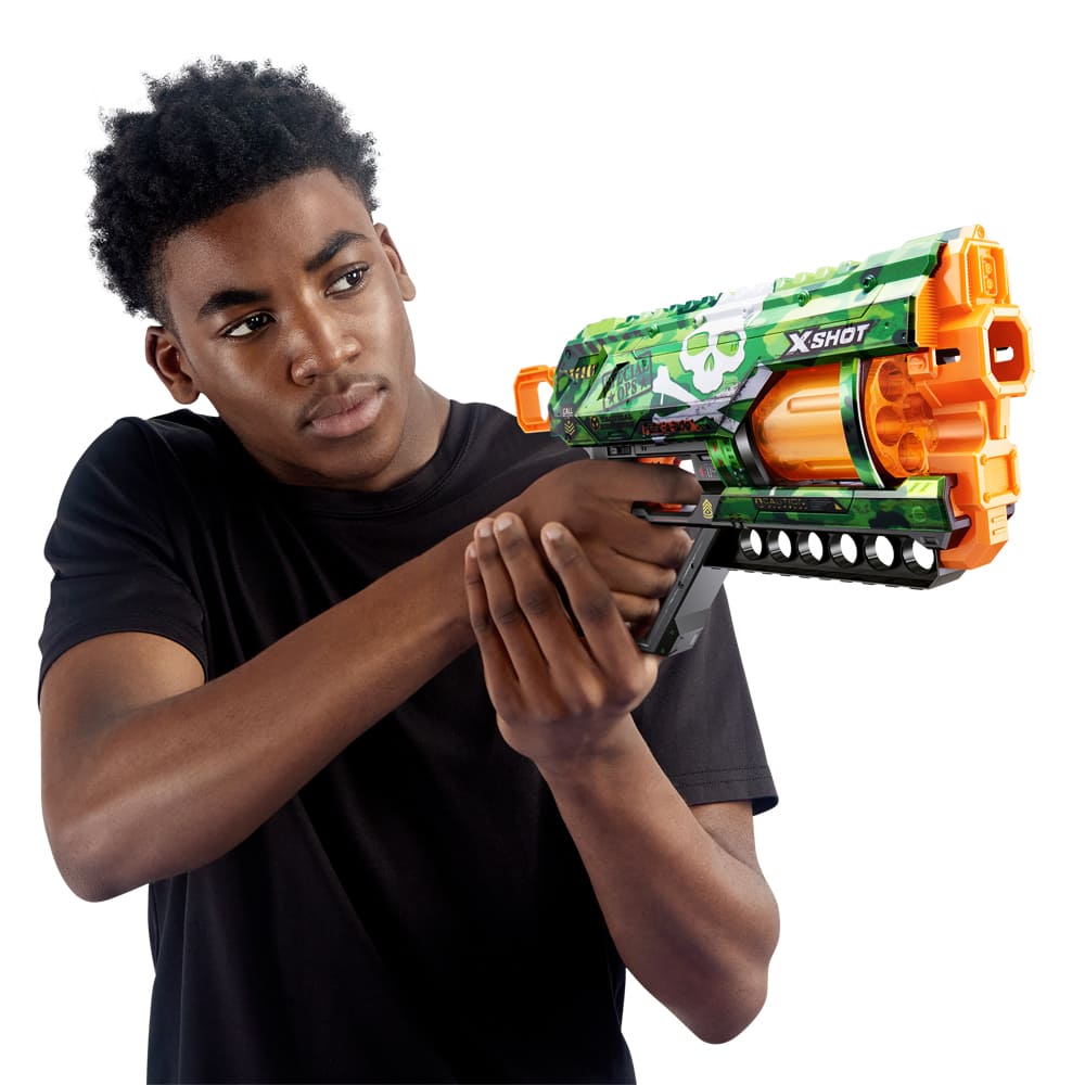 Швидкострільний бластер X-SHOT Skins Griefer Camo (12 патронів) (36561H)
