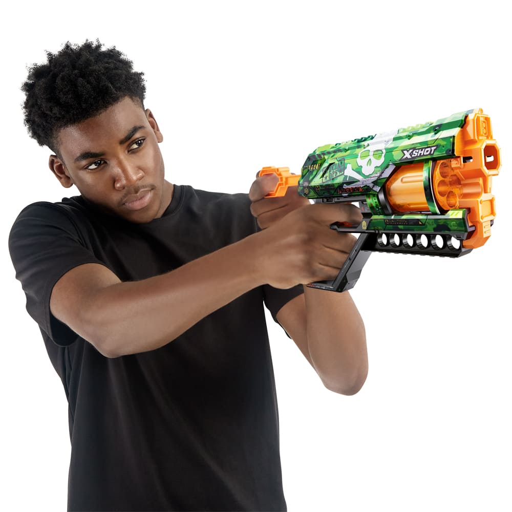 Швидкострільний бластер X-SHOT Skins Griefer Camo (12 патронів) (36561H)
