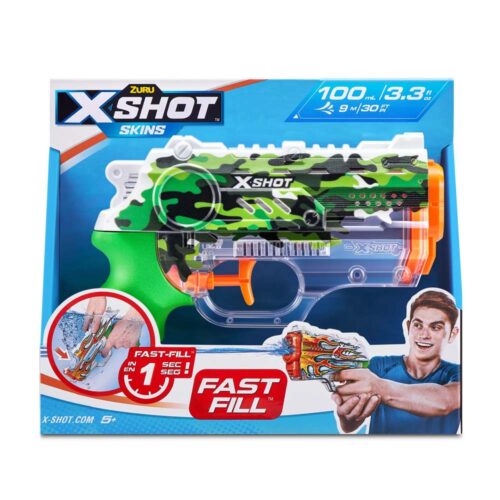 Водний бластер X-Shot Fast FIill Sins NANO Jungle Camo (11853B)