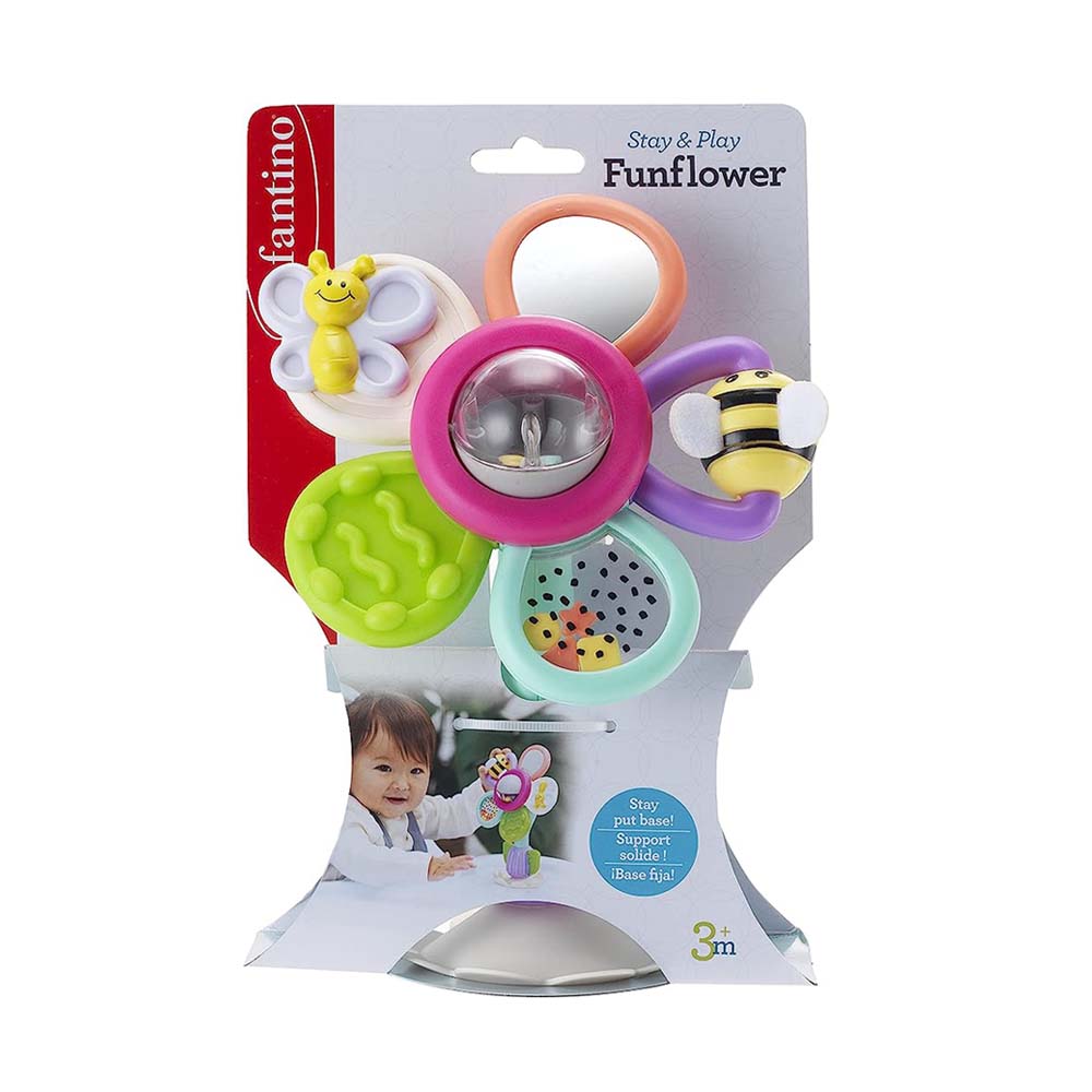 Educational toy on a sucker INFANTINO Magic flower (216571)