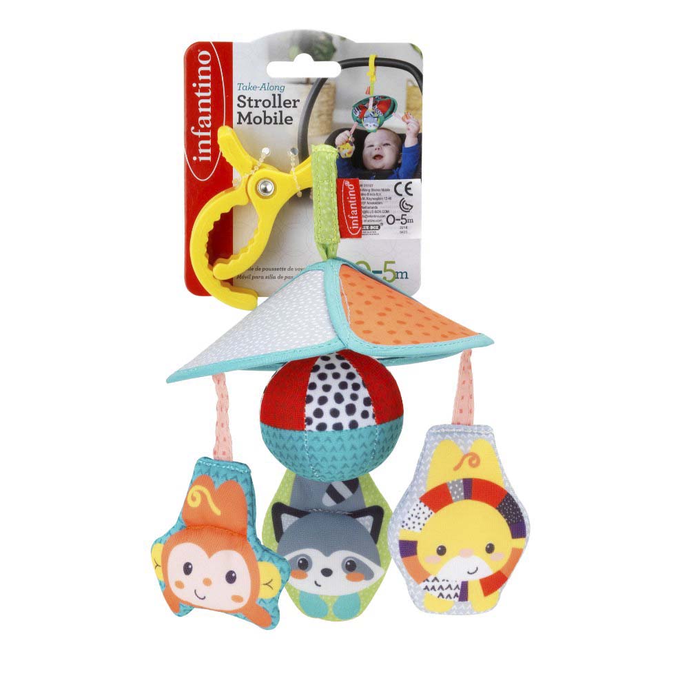 Навесная игрушка Infantino с прищепкой Карусель (315107)