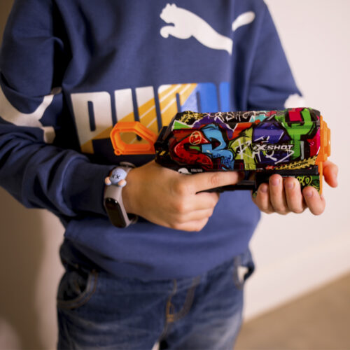 Rapid fire blaster X-SHOT Skins Flux Graffiti (8 cartridges) (36516B)