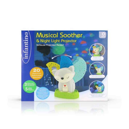 Світильник Infantino Лисеня з рухливим хвостиком (302021)