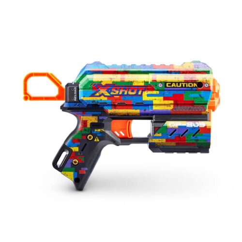 Скорострельный бластер X-SHOT Skins Flux Striper (8 патронов) (36516K)