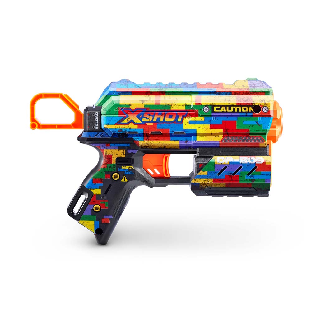 Скорострельный бластер X-SHOT Skins Flux Striper (8 патронов) (36516K)
