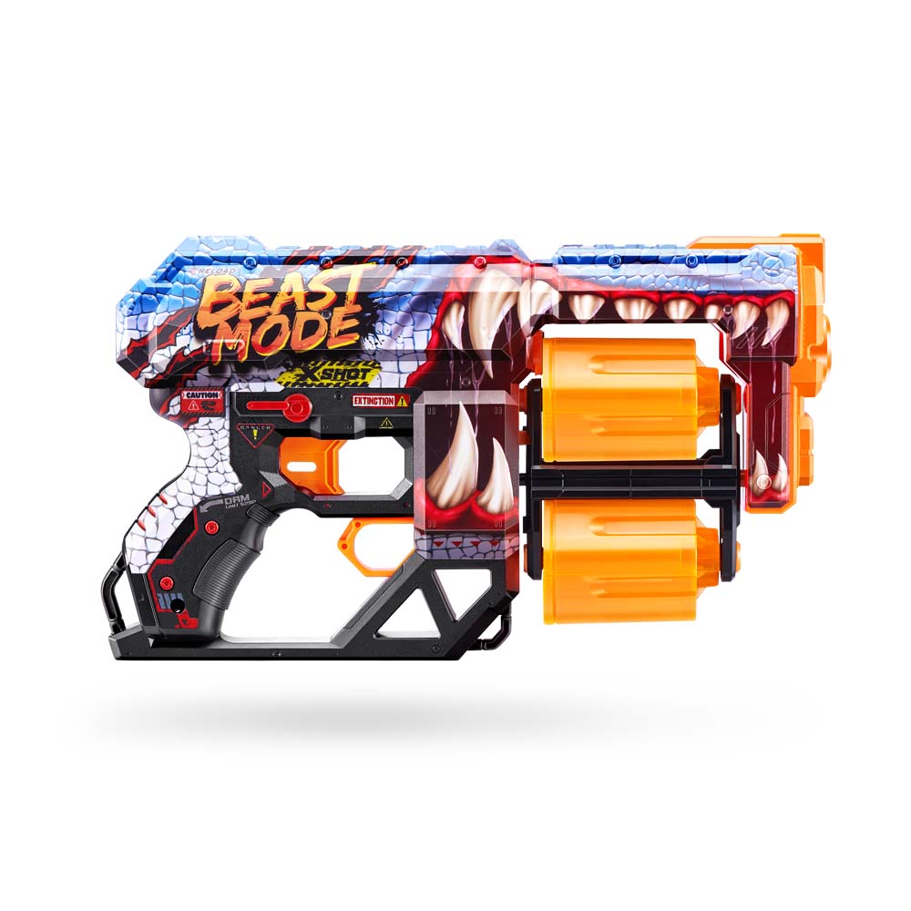 Rapid fire blaster X-SHOT Skins Dread Beast Out (12 cartridges) (36517P)