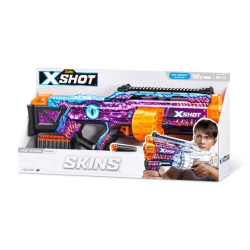 Скорострельный бластер X-SHOT Skins Last Stand Enigma (16 патронов) (36518L)