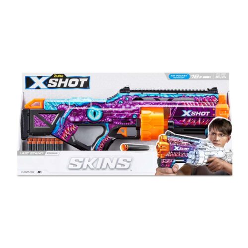Скорострельный бластер X-SHOT Skins Last Stand Enigma (16 патронов) (36518L)