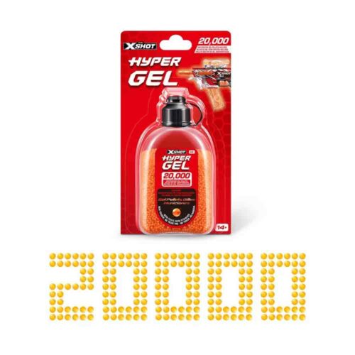 Набор из 20 000 гелевых патронов X-SHOT Hyper Gel (36625R)