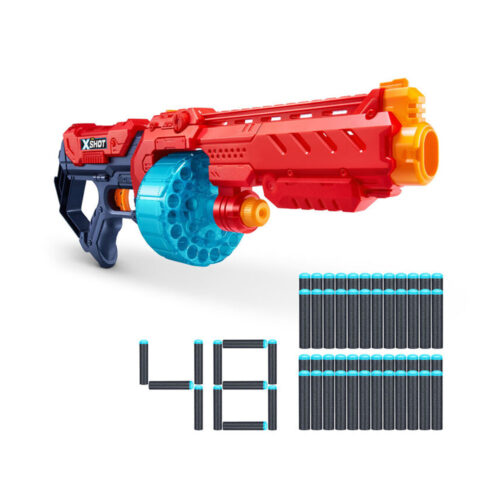Швидкострільний бластер X-Shot Red EXCEL Turbo Fire (48 патронів) (36270R)