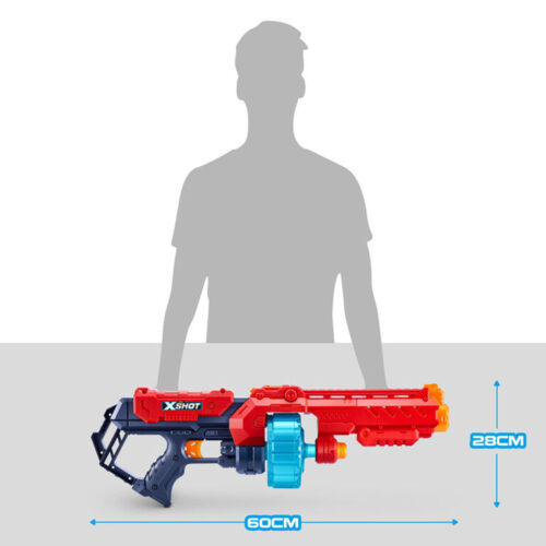 Швидкострільний бластер X-Shot Red EXCEL Turbo Fire (48 патронів) (36270R)