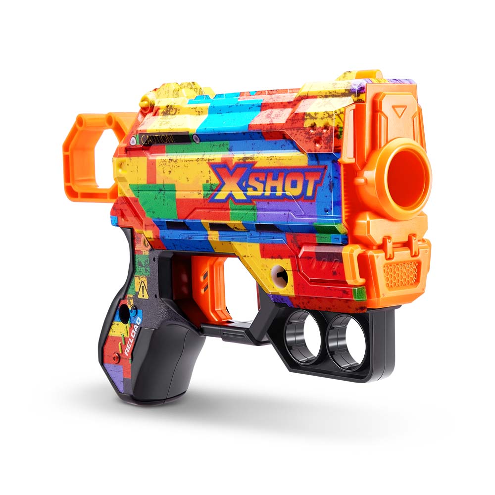 Rapid-fire blaster X-SHOT Skins Menace Striper (8 cartridges) (36515N)