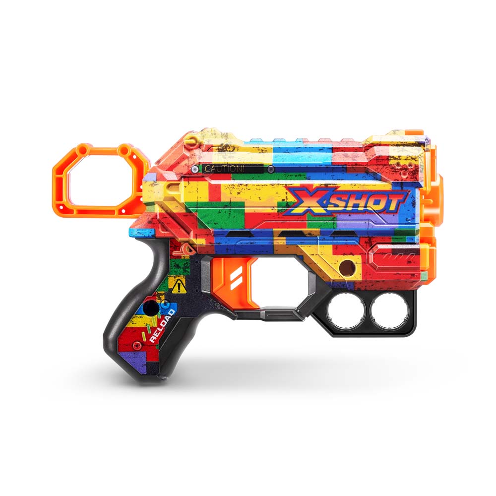 Rapid-fire blaster X-SHOT Skins Menace Striper (8 cartridges) (36515N)