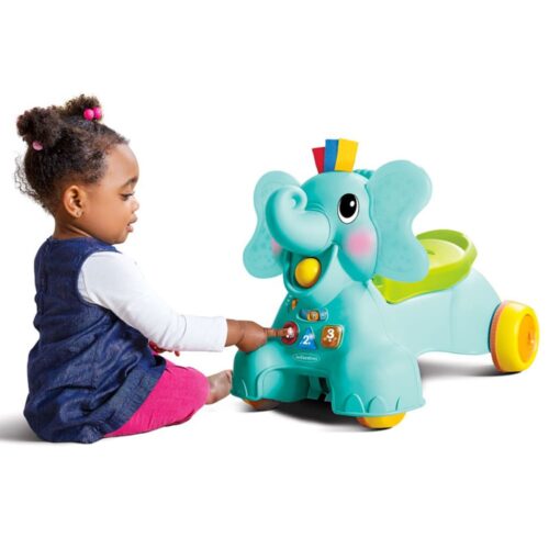 Интерактивный развивающий центр Infantino 3 в 1 Мой слоник (217023I)