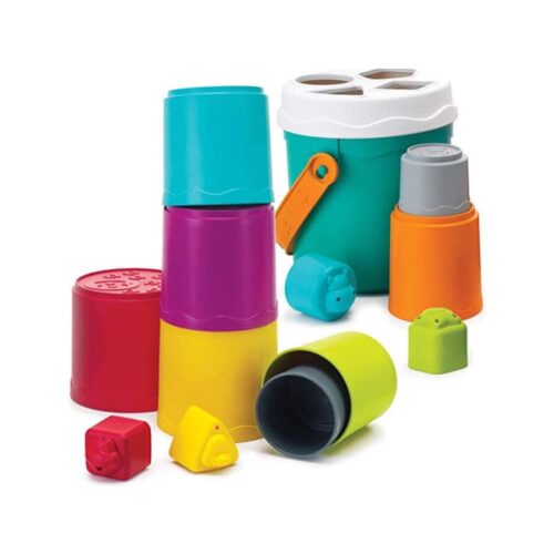 Набір іграшок Infantino 3 в 1 Збери, Сортуй, Обертай (315193)