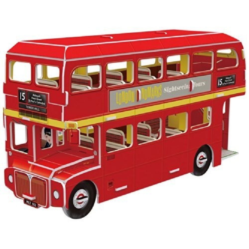 Three-dimensional puzzle-constructor CubicFun Double Decker mini series (S3018h)