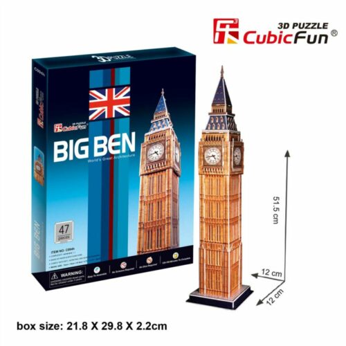Тривимірна головоломка-конструктор CubicFun Біг Бен (C094h)