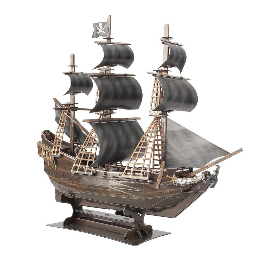 3D Puzzle Constructor CubicFun Two-Masted Schooner (T4005h)