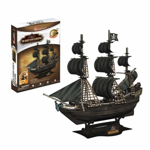 3D Puzzle Constructor CubicFun Two-Masted Schooner (T4005h)