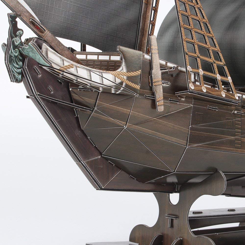 3D Puzzle Constructor CubicFun Two-Masted Schooner (T4005h)
