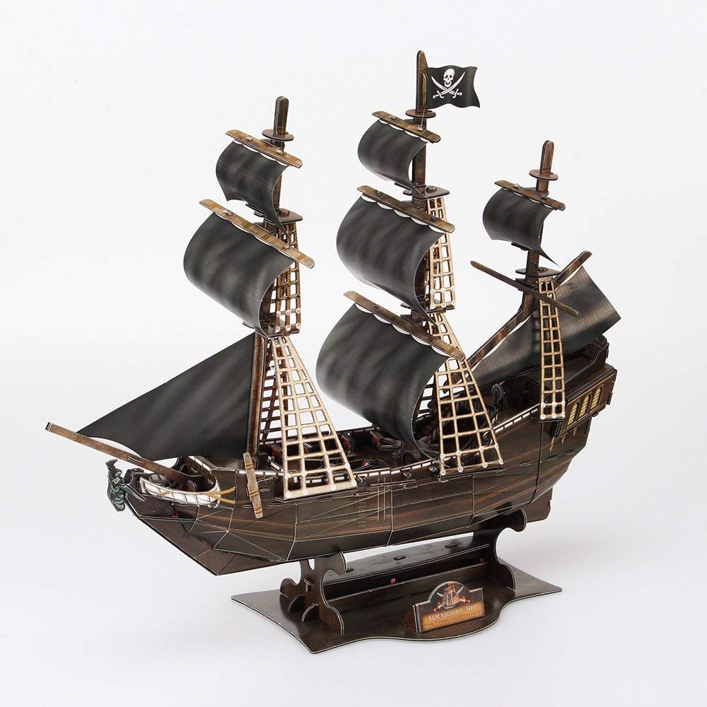 3D Puzzle Constructor CubicFun Two-Masted Schooner (T4005h)