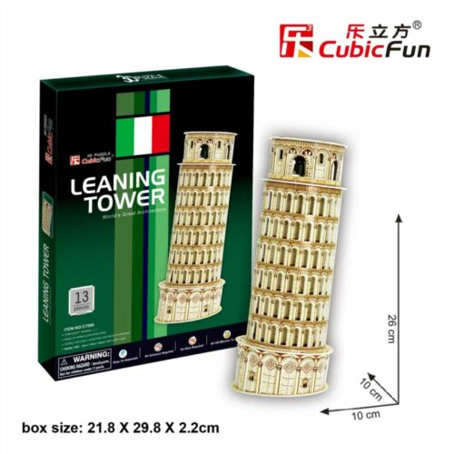 3D Puzzle Constructor CubicFun Leaning Tower of Pisa Mini Series (S3008h)