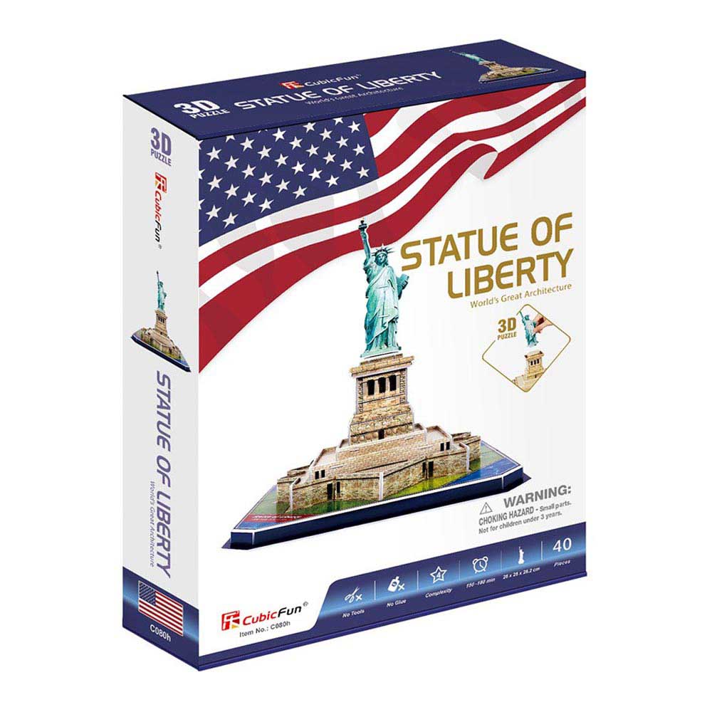 3D puzzle-constructor CubicFun Statue of Liberty (C080h)