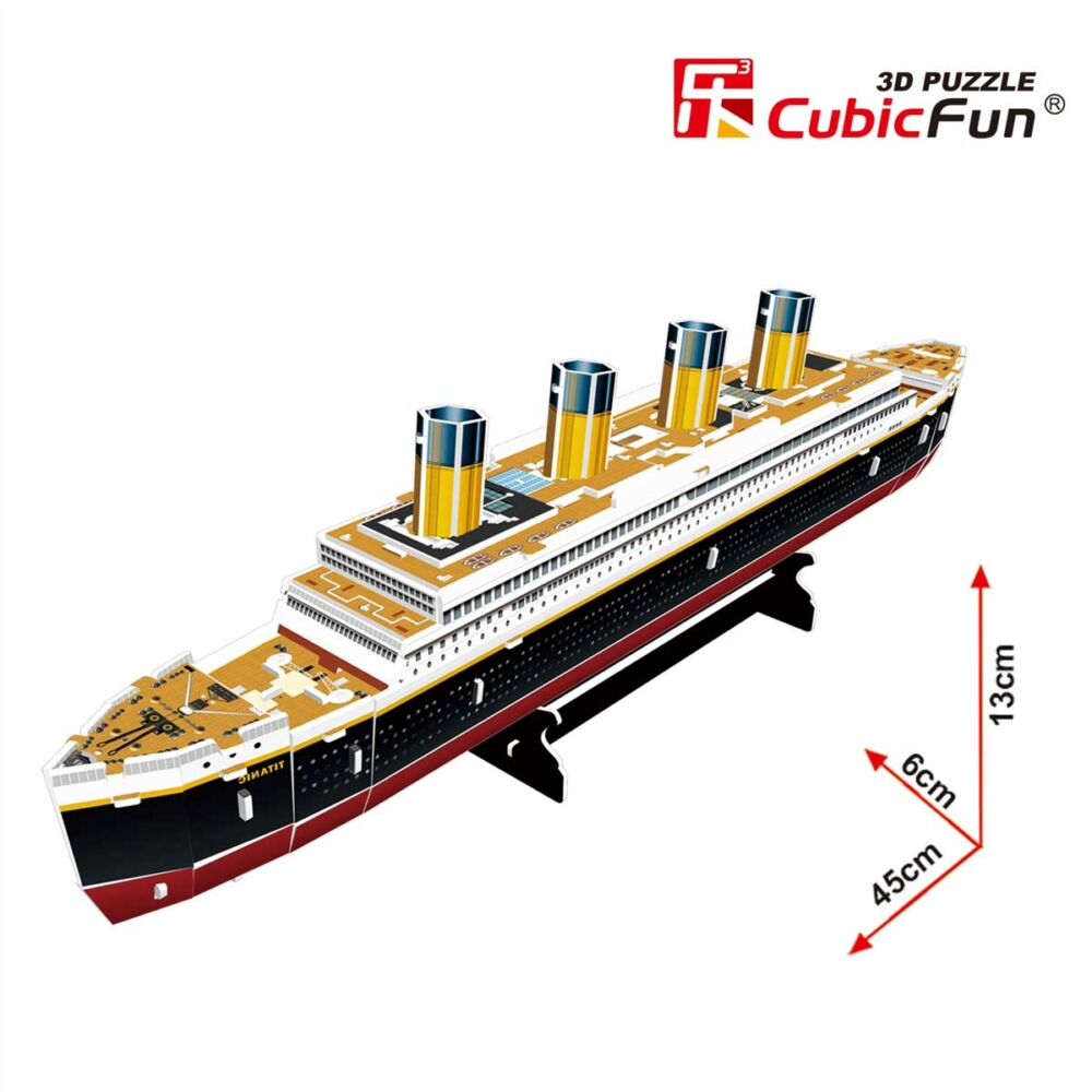 3D Puzzle Constructor CubicFun Titanic (T4012h)