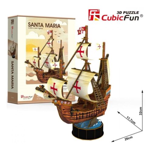 3D Puzzle Constructor CubicFun Santa Maria (T4031h)