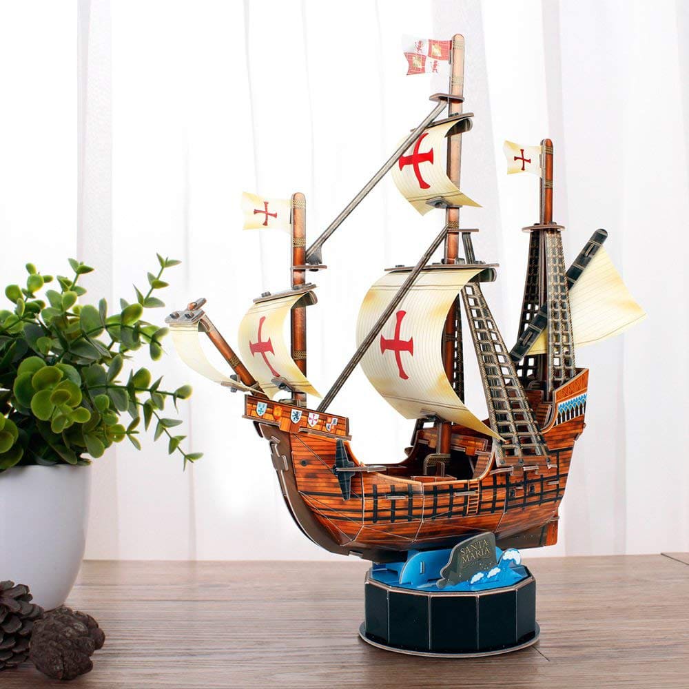 3D Puzzle Constructor CubicFun Santa Maria (T4031h)