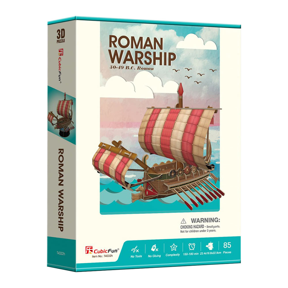 3D Puzzle Constructor CubicFun Roman Warship (T4032h)