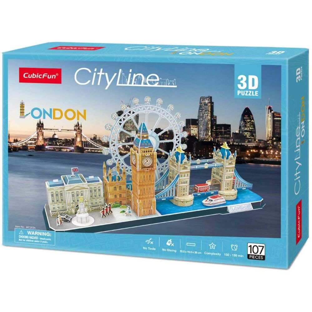 3D puzzle-constructor CubicFun CITY LINE LONDON (MC253h)