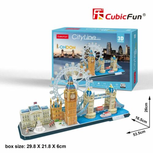 3D puzzle-constructor CubicFun CITY LINE LONDON (MC253h)