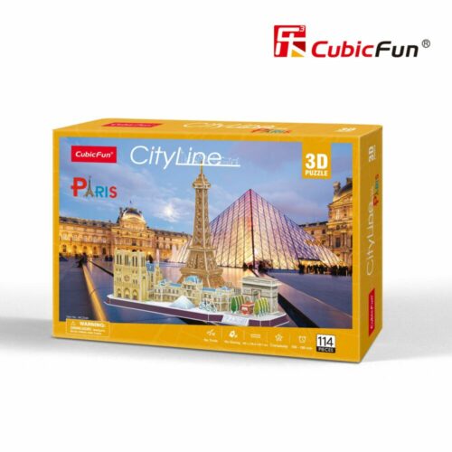 3D puzzle-constructor CubicFun CITY LINE PARIS (MC254h)