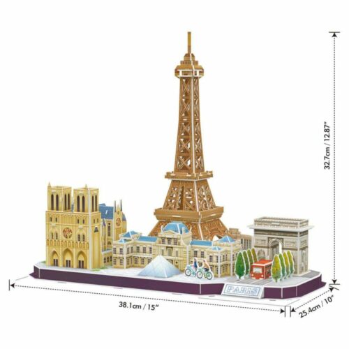 3D puzzle-constructor CubicFun CITY LINE PARIS (MC254h)