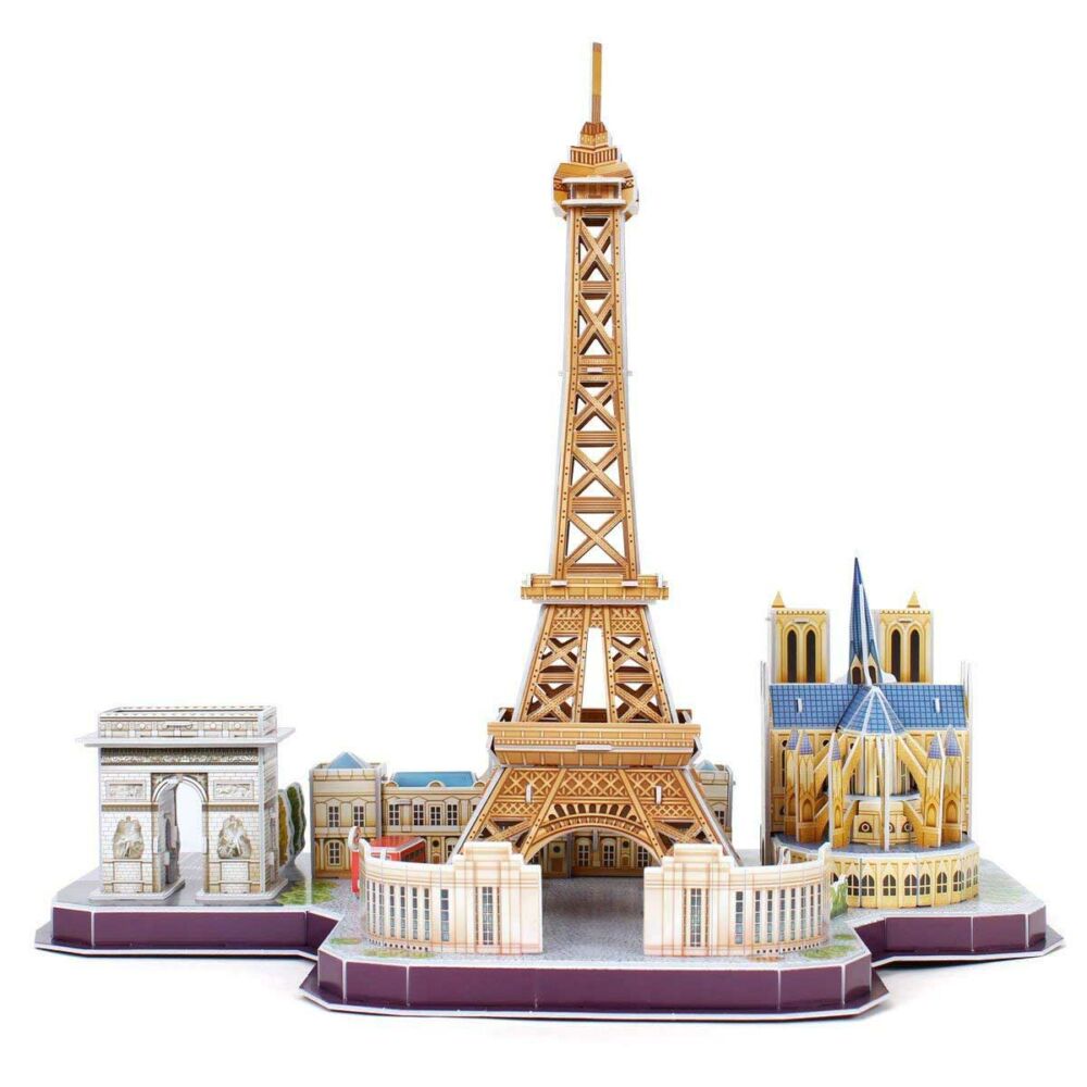 3D puzzle-constructor CubicFun CITY LINE PARIS (MC254h)