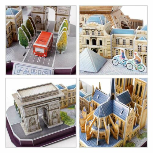 3D puzzle-constructor CubicFun CITY LINE PARIS (MC254h)