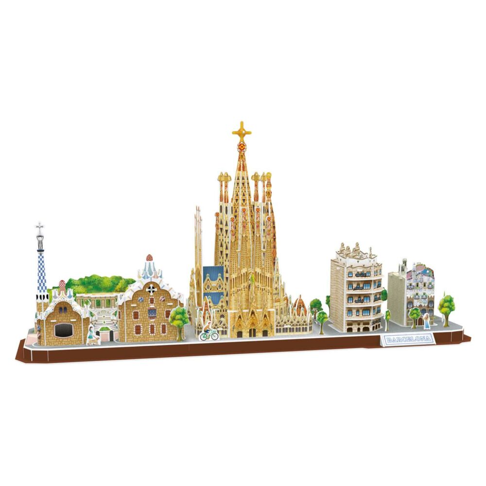3D puzzle-constructor CubicFun CITY LINE BARCELONA (MC256h)