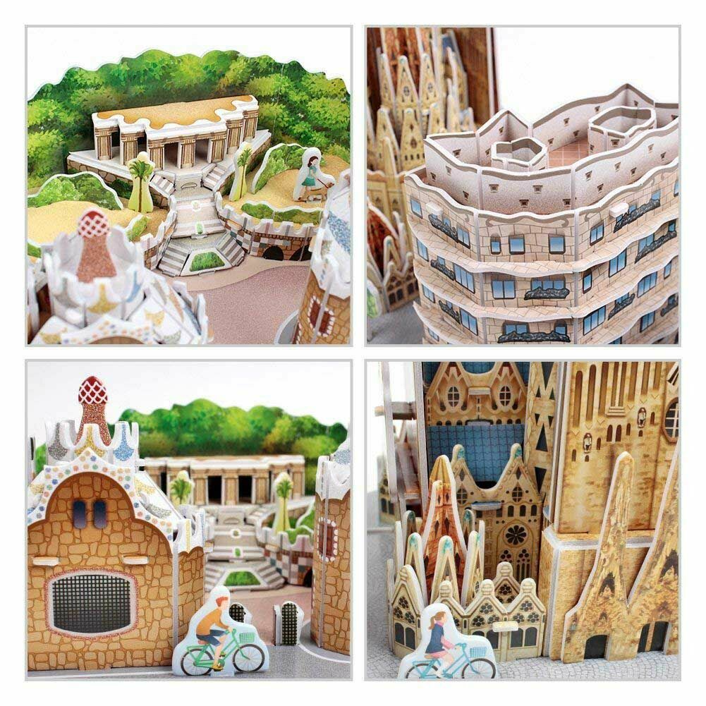 3D puzzle-constructor CubicFun CITY LINE BARCELONA (MC256h)