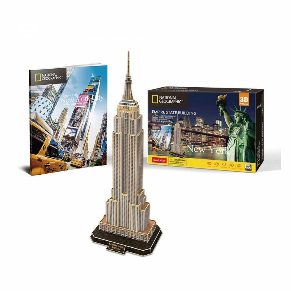 3D Puzzle Constructor CubicFun National Geographic Empire State Building (DS0977h)