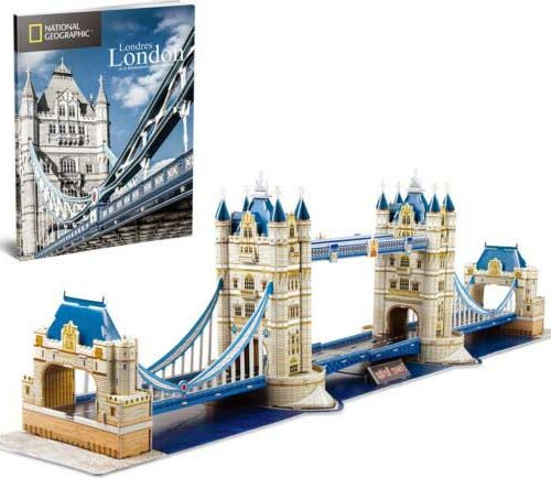 Трехмерная головоломка-конструктор Cubic Fun National Geographic Тауэрский мост (DS0978h)