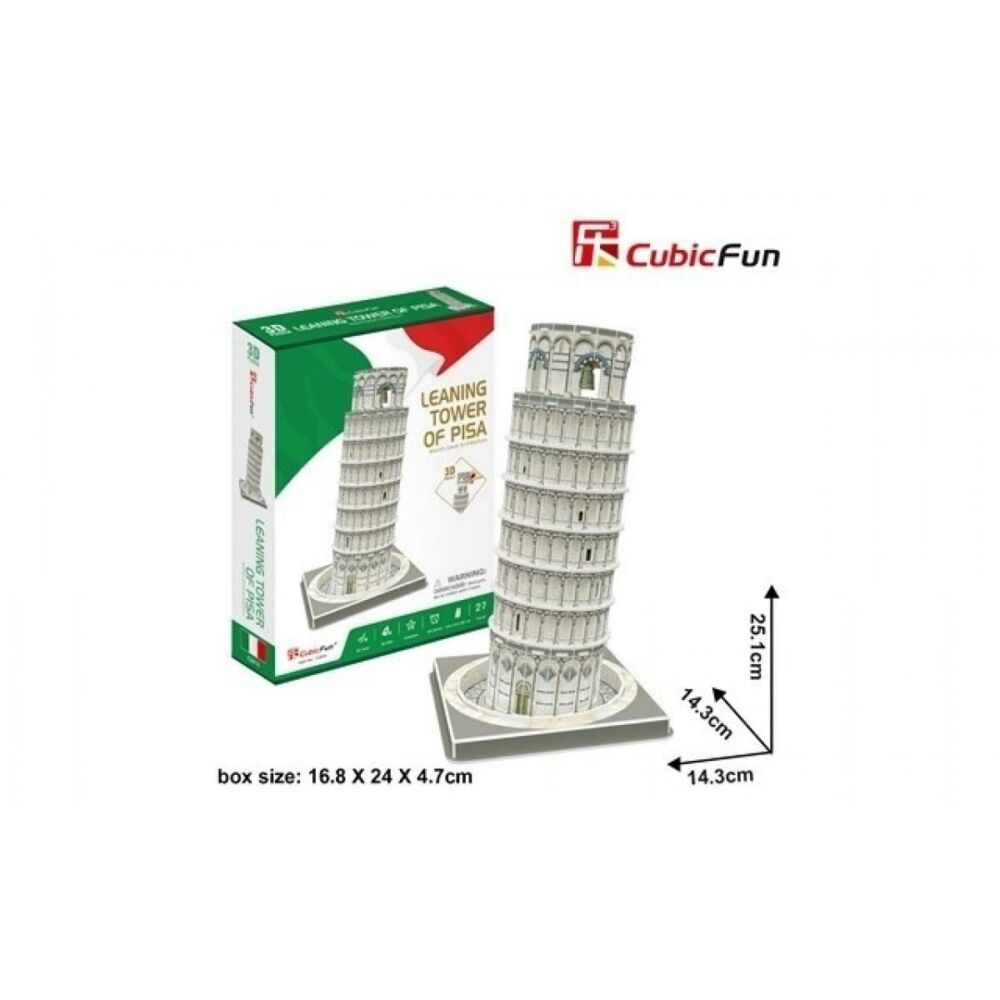 CubicFun Leaning Tower of Pisa three-dimensional puzzle (C241h)