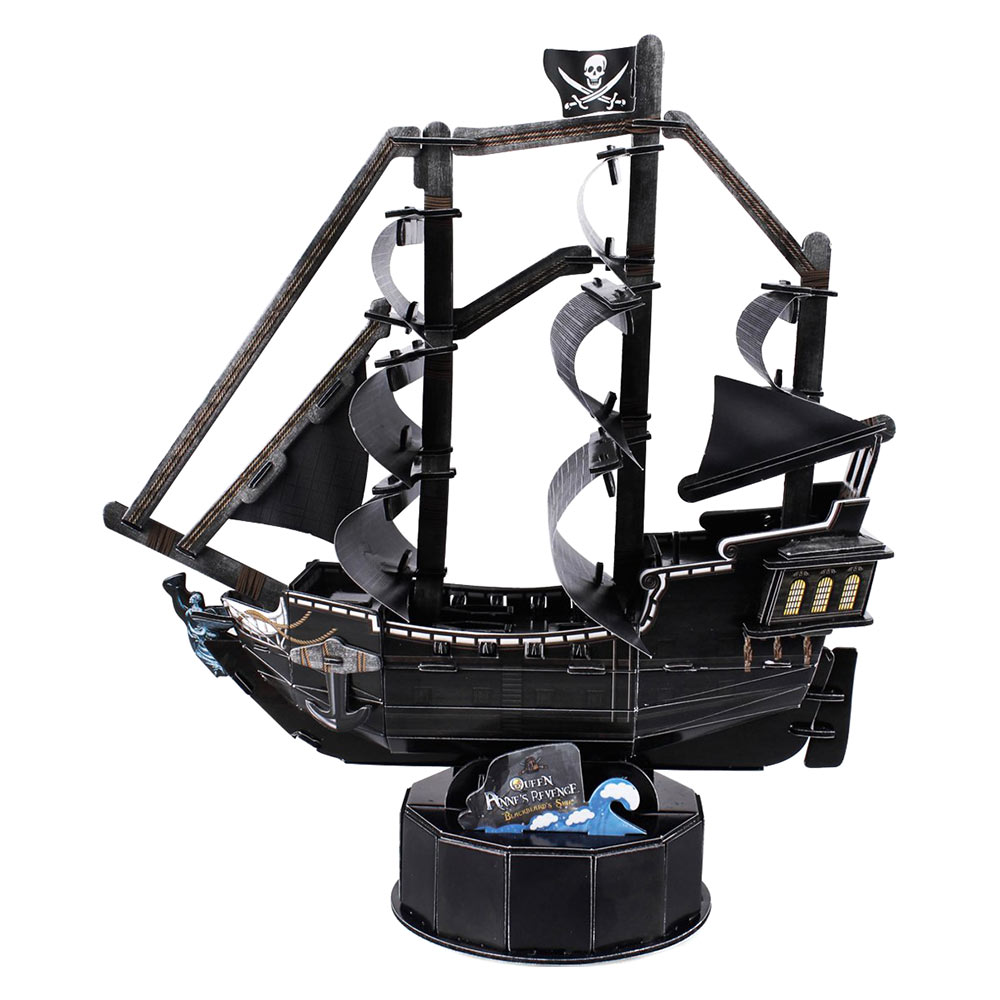 3D Puzzle Constructor Cubic Fun Ship Queen Anne&#8217;s Revenge (T4035h)