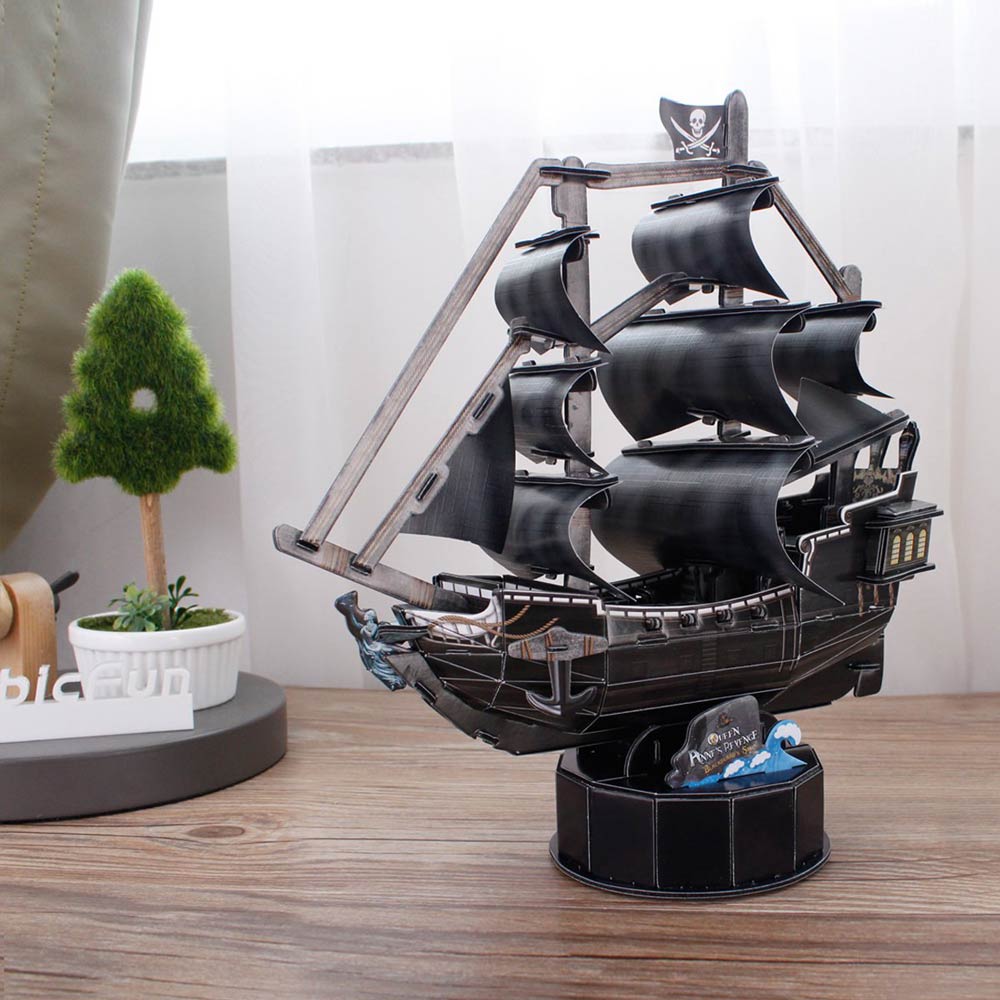 3D Puzzle Constructor Cubic Fun Ship Queen Anne&#8217;s Revenge (T4035h)
