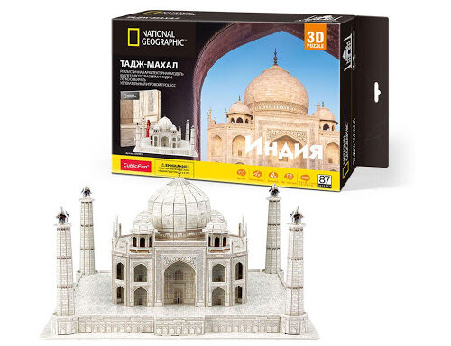 3D Puzzle Constructor CubicFun National Geographic Taj Mahal (DS0981h)