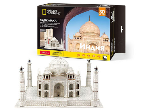 3D Puzzle Constructor CubicFun National Geographic Taj Mahal (DS0981h)