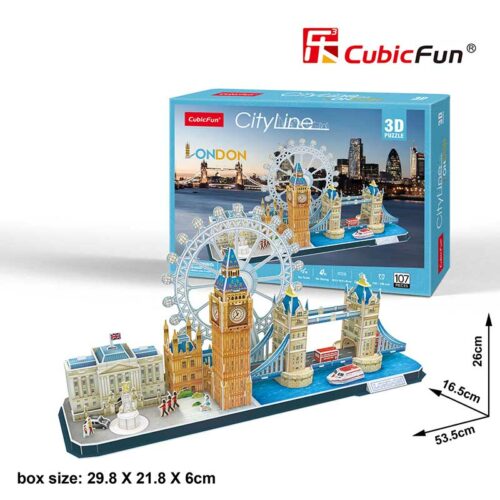3D Puzzle Constructor CubicFun City Line Venice (MC269h)