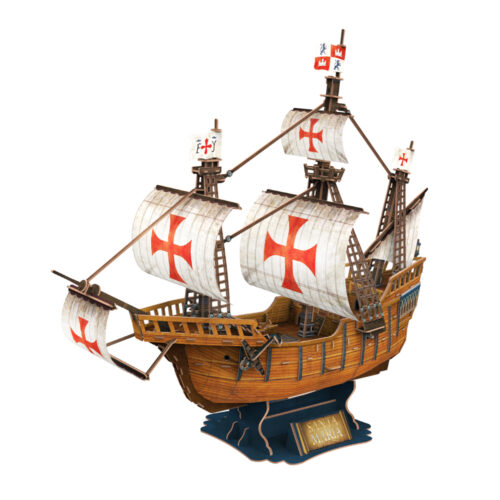 CubicFun 3D Construction Puzzle Santa Maria Ship (T4038h)