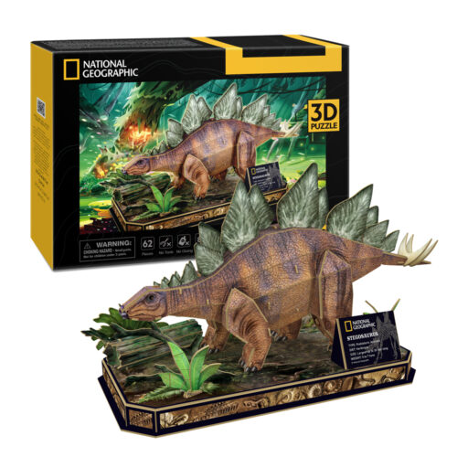 CubicFun National Geographic Dino Stegosaurus 3D Construction Puzzle (DS1054h)