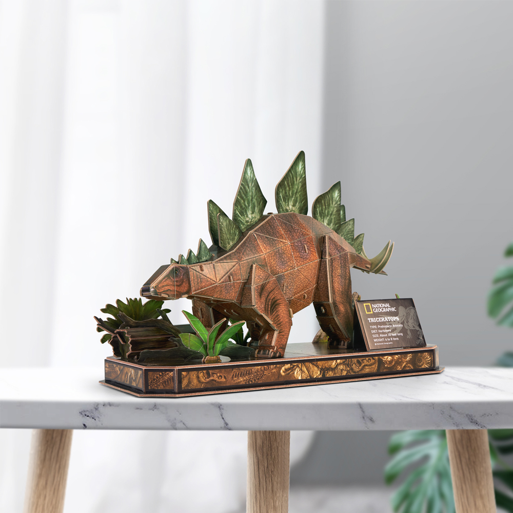 CubicFun National Geographic Dino Stegosaurus 3D Construction Puzzle (DS1054h)